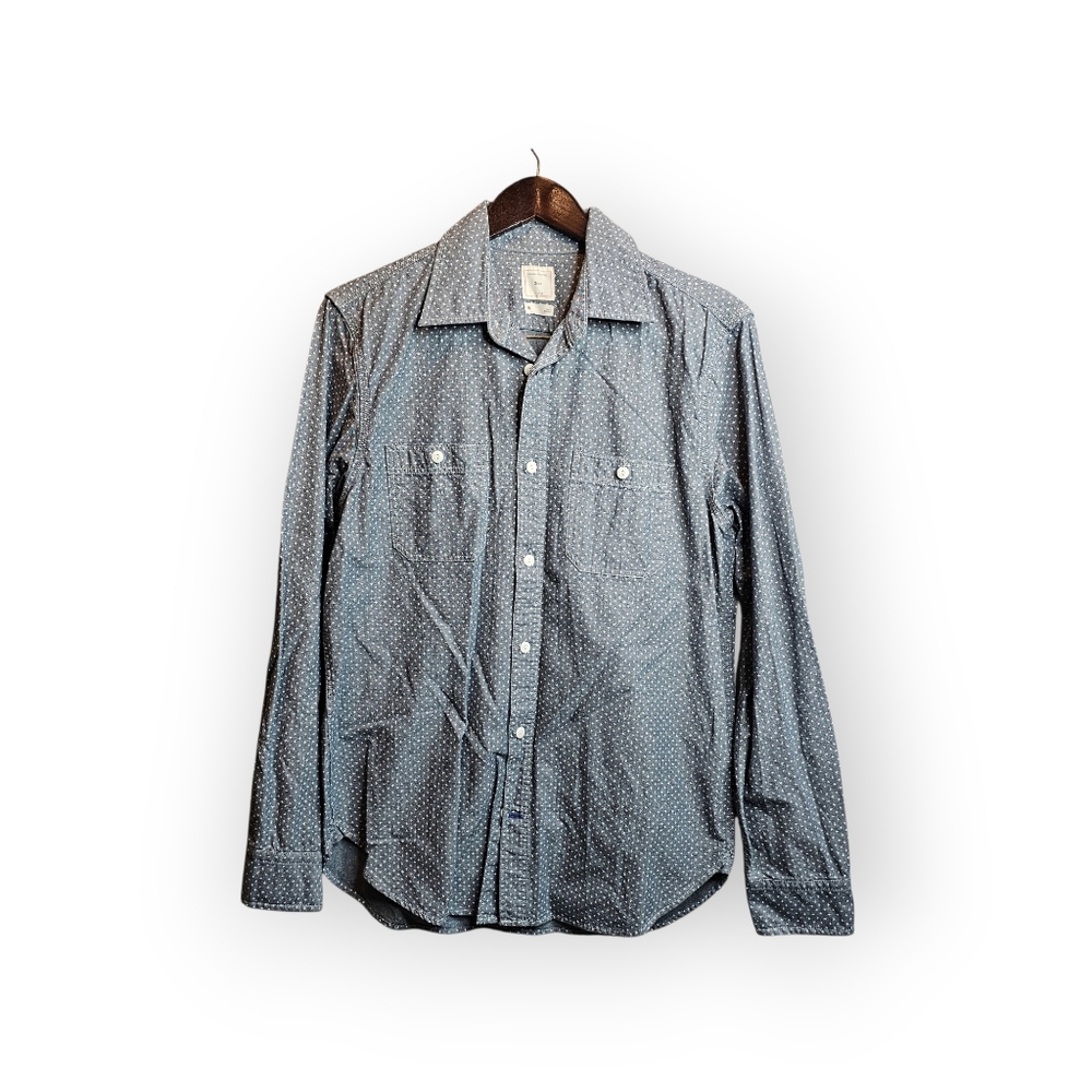 Gap Classic Patterned Button-Down Shirt Polka Dot… - image 2